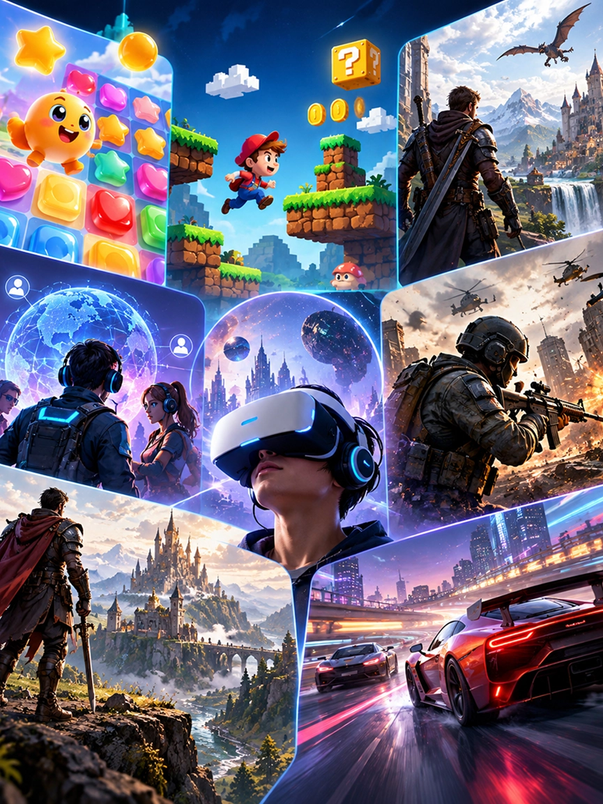 Gaming, virtual reality and immersive digital experiences